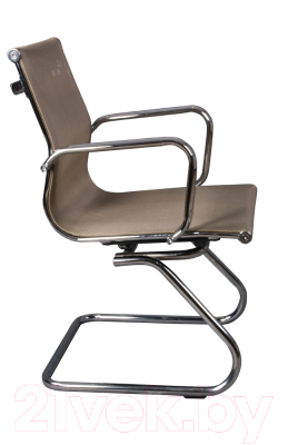 Стул офисный Бюрократ CH-993-Low-V (золото/сетка низкая спинка/хром)