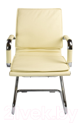 Стул офисный Бюрократ CH-993-Low-V (слоновая кость/низкая спинка/хром)