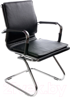 Стул офисный Бюрократ Ch-993-Low-V (черный/низкая спинка/хром) - фото