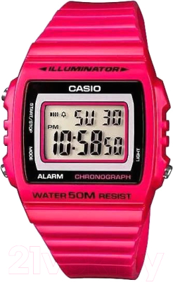 Часы наручные женские Casio W-215H-4A - фото