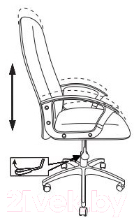 Кресло офисное Бюрократ CH-808LT (черный 3C11)