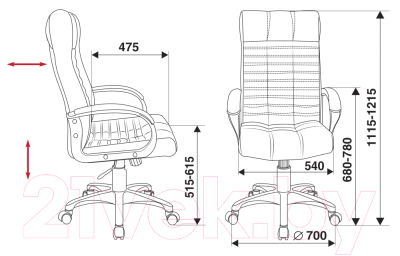Кресло офисное Бюрократ KB-10