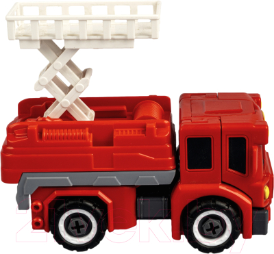 Игрушка-конструктор Bondibon Bondibot 2 в 1 Пожарная машина-робот / ВВ5259 - фото