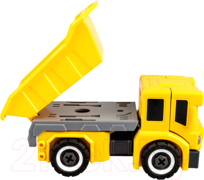 Игрушка-конструктор Bondibon Bondibot 2 в 1 Строительный самосвал-робот / ВВ5256 - фото