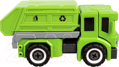 Игрушка-конструктор Bondibon Bondibot 2 в 1 Мусоровоз-робот / ВВ5257 - фото