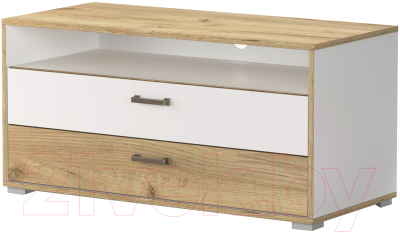 Тумба Интерлиния SC-Т100 (дуб золотой/белый платинум) - фото