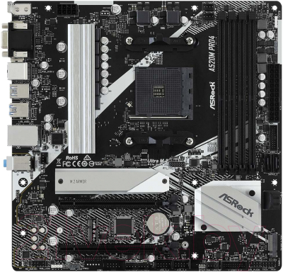 Материнская плата AsRock A520M Pro 4 - фото