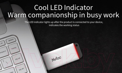 Usb flash накопитель Netac 128 GB (NT03U185N-128G-20WH)