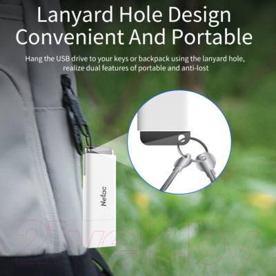 Usb flash накопитель Netac 128 GB (NT03U185N-128G-20WH)