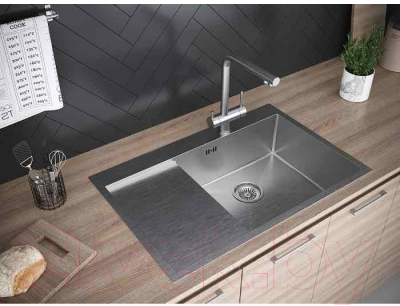 Мойка кухонная Paulmark PM217851-BSR