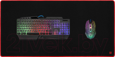 Коврик для мыши Defender Black Ultra XXL / 50564