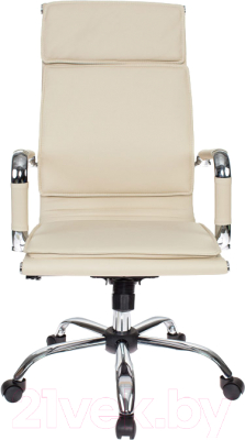 Кресло офисное Бюрократ CH-993 (слоновая кость/хром)
