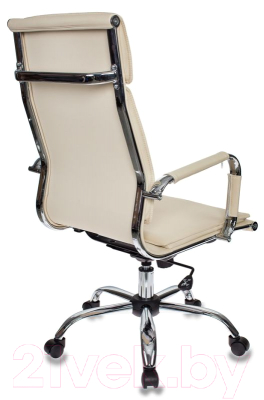 Кресло офисное Бюрократ CH-993 (слоновая кость/хром)