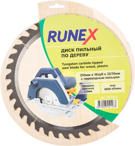 Пильный диск Runex 551015