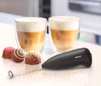 Вспениватель молока Centek CT-1131 (черный)