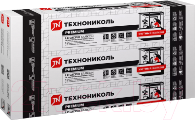ПИР плита Технониколь Logicpir Балкон Ф/Ф Г1 1200x600x30
