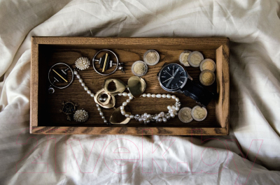 Ящик для хранения DEKO Декоративный / OYT1530 (15x30, темный ясень)