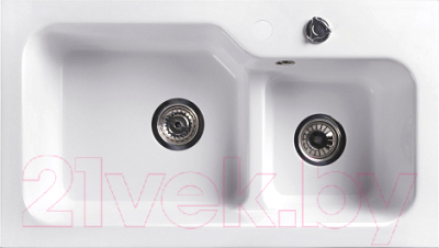 Мойка кухонная Belux SG-REC-DUO 8045-01 - фото