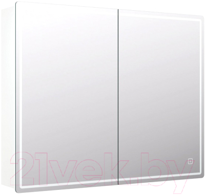 Шкаф с зеркалом для ванной Vigo Geometry 1000 - фото