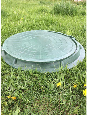 Люк канализационный Стандартпарк Полимерно-композитный круглый легкий 756x70 / 3529822