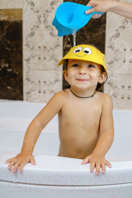 Козырек для мытья головы Roxy-Kids Желтый жирафик / RBC-492-Y