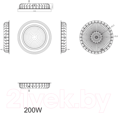 Светильник ЖКХ ЭРА SPP-402-0-50K-200 / Б0046670