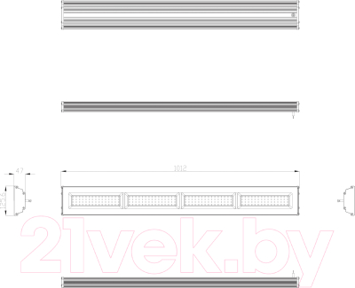 Светильник линейный ЭРА SPP-403-0-50K-200 / Б0046674