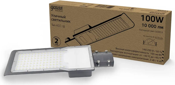 Светильник уличный Gauss 629534300