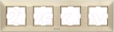 Рамка для выключателей и розеток Panasonic Arkedia Slim WNTF08042BR-BY - фото