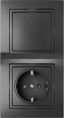 Блок выключатель+розетка Bylectrica Уют В-РЦ-729 - фото