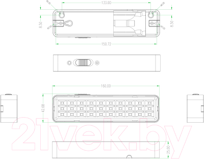 Светильник аварийный ЭРА DBA-101-0-20 / Б0044394