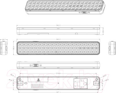 Светильник аварийный ЭРА DBA-106-0-20 / Б0044399