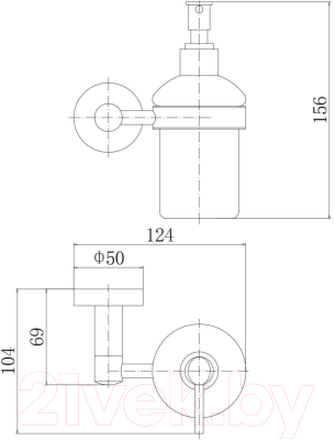 Дозатор для жидкого мыла Fashun A51527