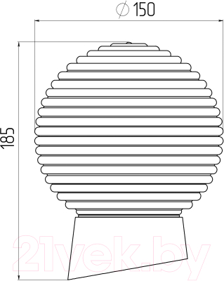 Светильник ЖКХ ЭРА Гранат / Б0052009
