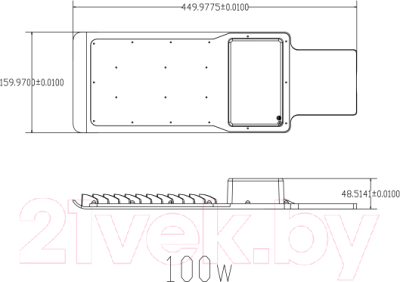 Светильник уличный ЭРА SPP-503-0-50K-100 / Б0043669
