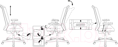 Кресло офисное Бюрократ MC-611N