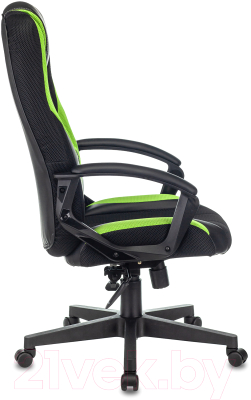 Кресло геймерское Бюрократ Zombie 9 (черный/зеленый)
