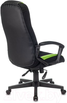 Кресло геймерское Бюрократ Zombie 9 (черный/зеленый)