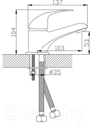 Смеситель Diadonna D10-150