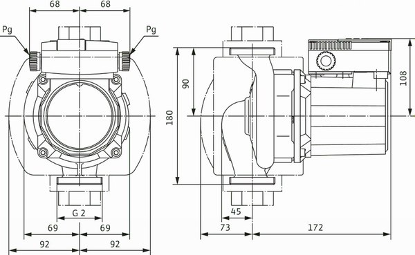 Циркуляционный насос Wilo TOP-S30/10 DM PN6/10