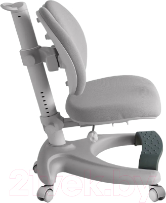 Кресло детское FunDesk Solerte с подставкой для ног (серый)