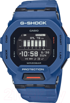 Часы наручные мужские Casio GBD-200-2E - фото