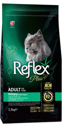 Сухой корм для кошек Reflex Plus Urinary с курицей (1.5кг) - фото
