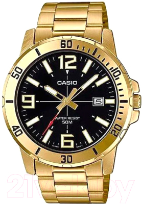 Часы наручные мужские Casio MTP-VD01G-1B - фото