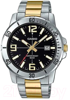 Часы наручные мужские Casio MTP-VD01SG-1B - фото