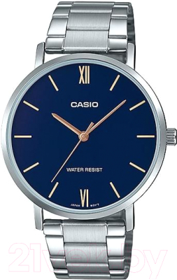 Часы наручные мужские Casio MTP-VT01D-2B - фото