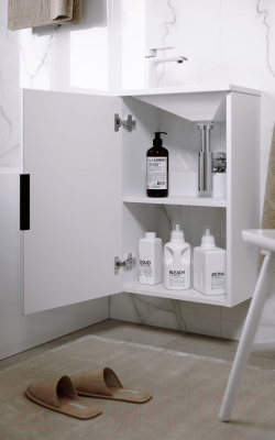 Тумба с умывальником Aqwella Malaga 420 / ACC0104W