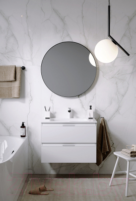 Тумба с умывальником Aqwella Malaga 75 / ACC0175W