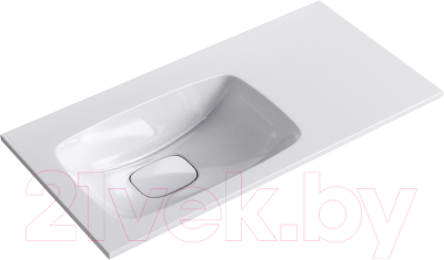 Тумба с умывальником Aqwella Malaga 90 L / ACC0109LW