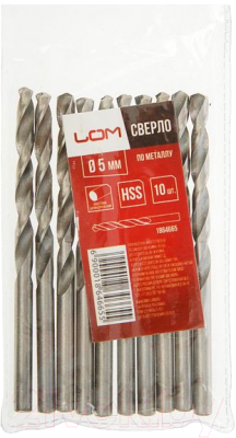 Набор сверл LOM 1864665